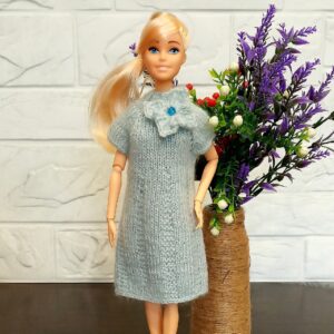 Dress Barbie doll. Handmade dress for dolls. Clothes for Barbie.