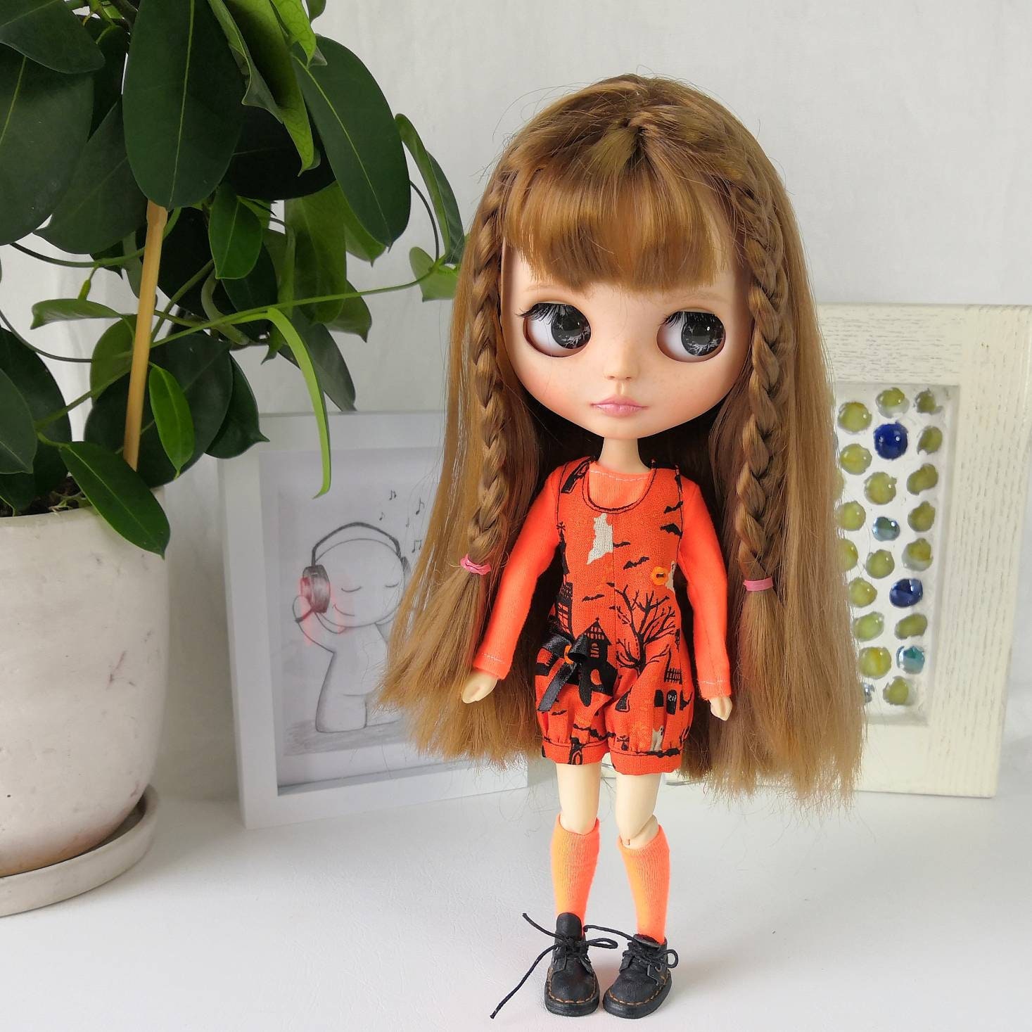 Blythe Orange Munchkin Halloween Doll / Takara / Purchased in