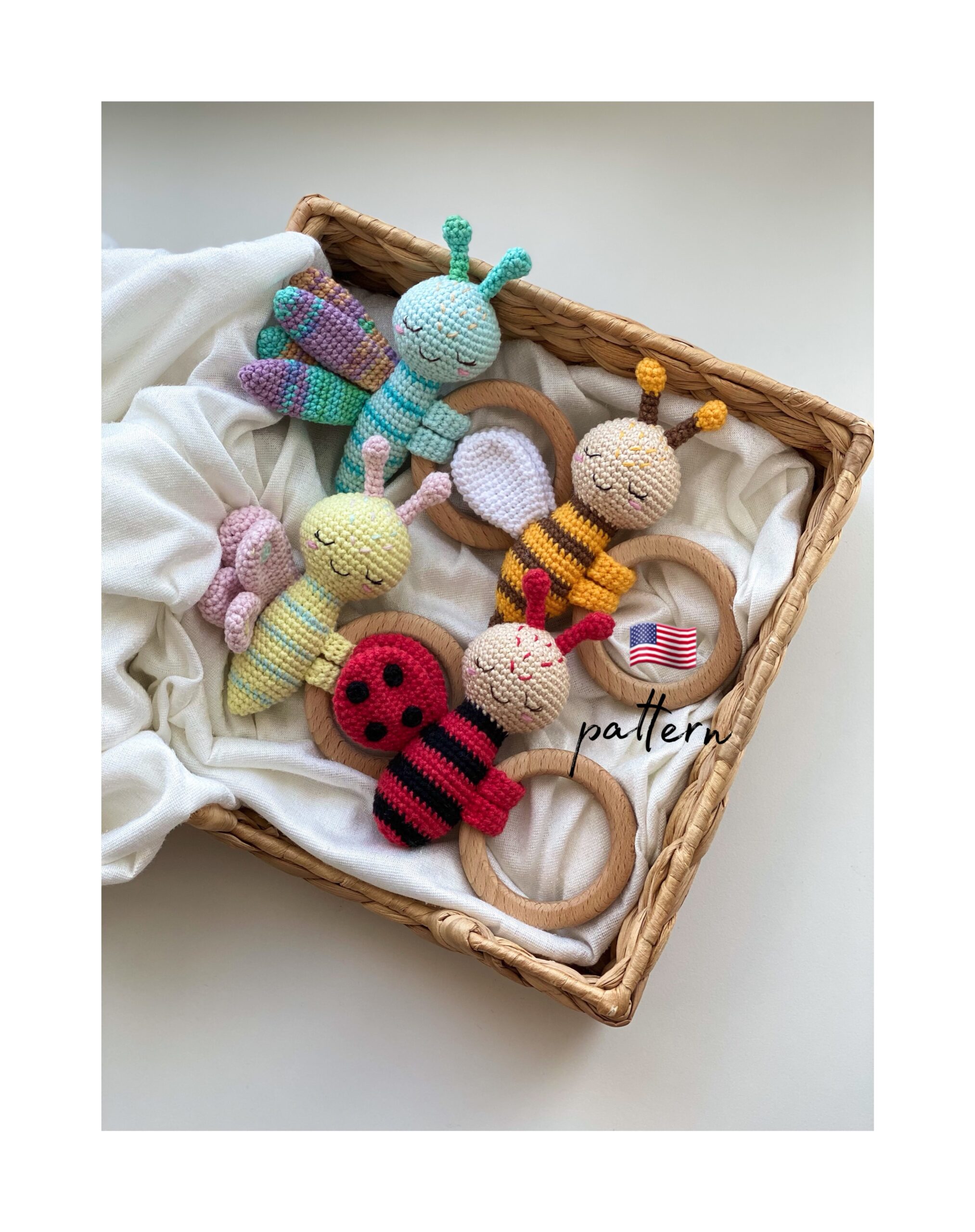 Crochet potato Organic toy 1pcs Teether teeth - HOMETOYS by Mariya Galatova™