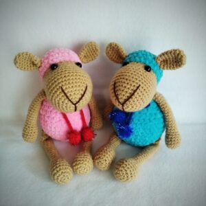 Crochet Sheep 25 cm Crochet Amigurumi Cute Plushie lamb Toy