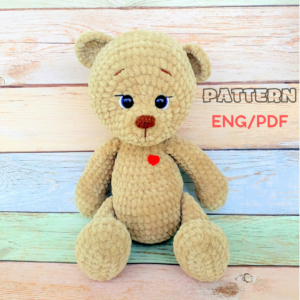 plush bear crochet pattern