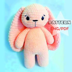 Plush bunny crochet pattern