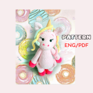 Easy crochet pattern unicorn