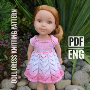 Modèle de robe de poupée Pdf