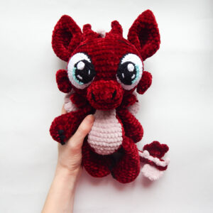 Custom dragon plush stuffed animal