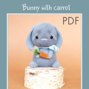 Crochet pattern Bunny with carrot