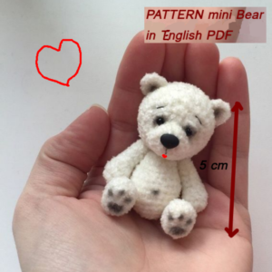 Mini bear crochet pattern
