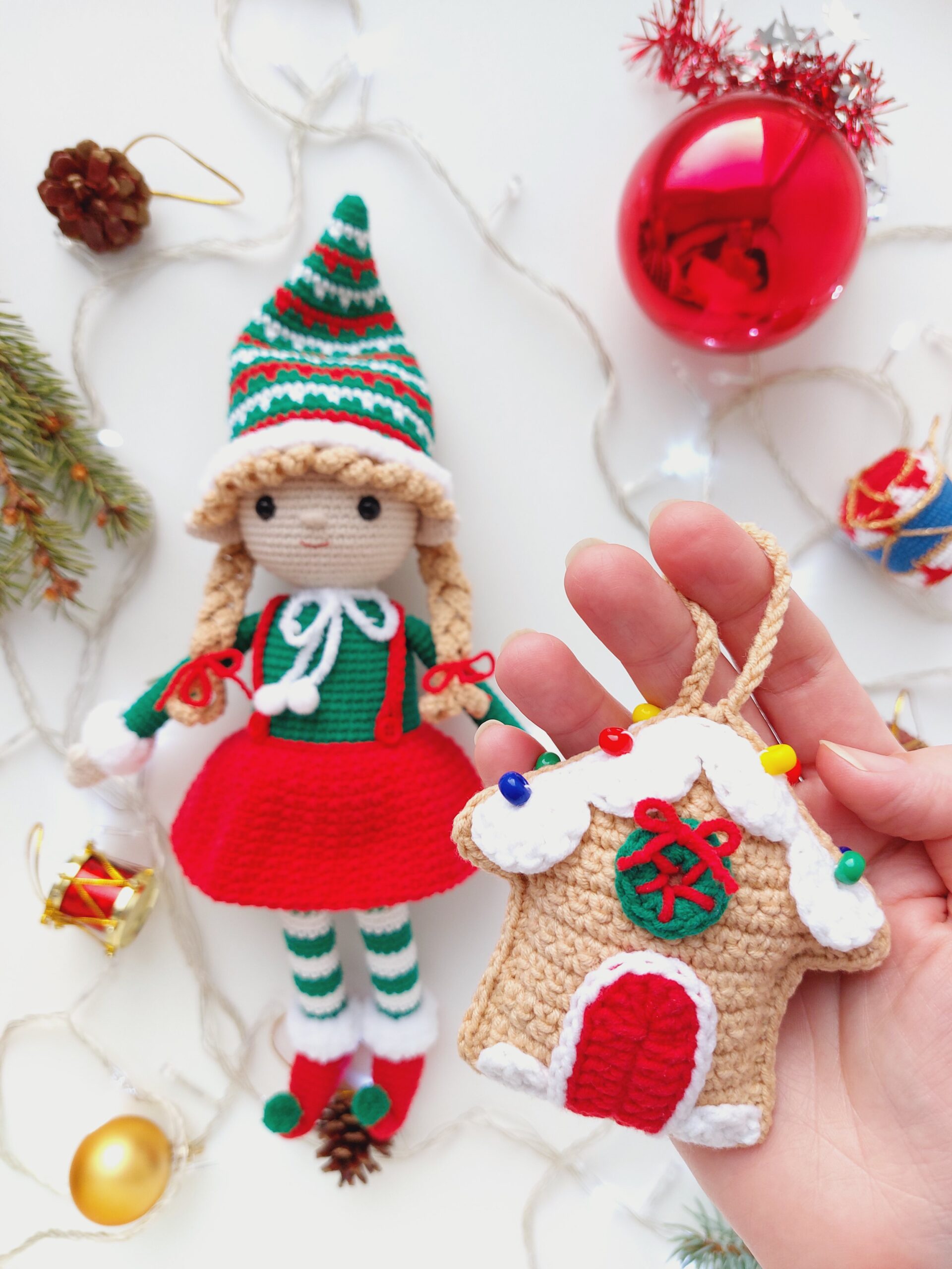 Christmas Elf Girl Crochet Kit 