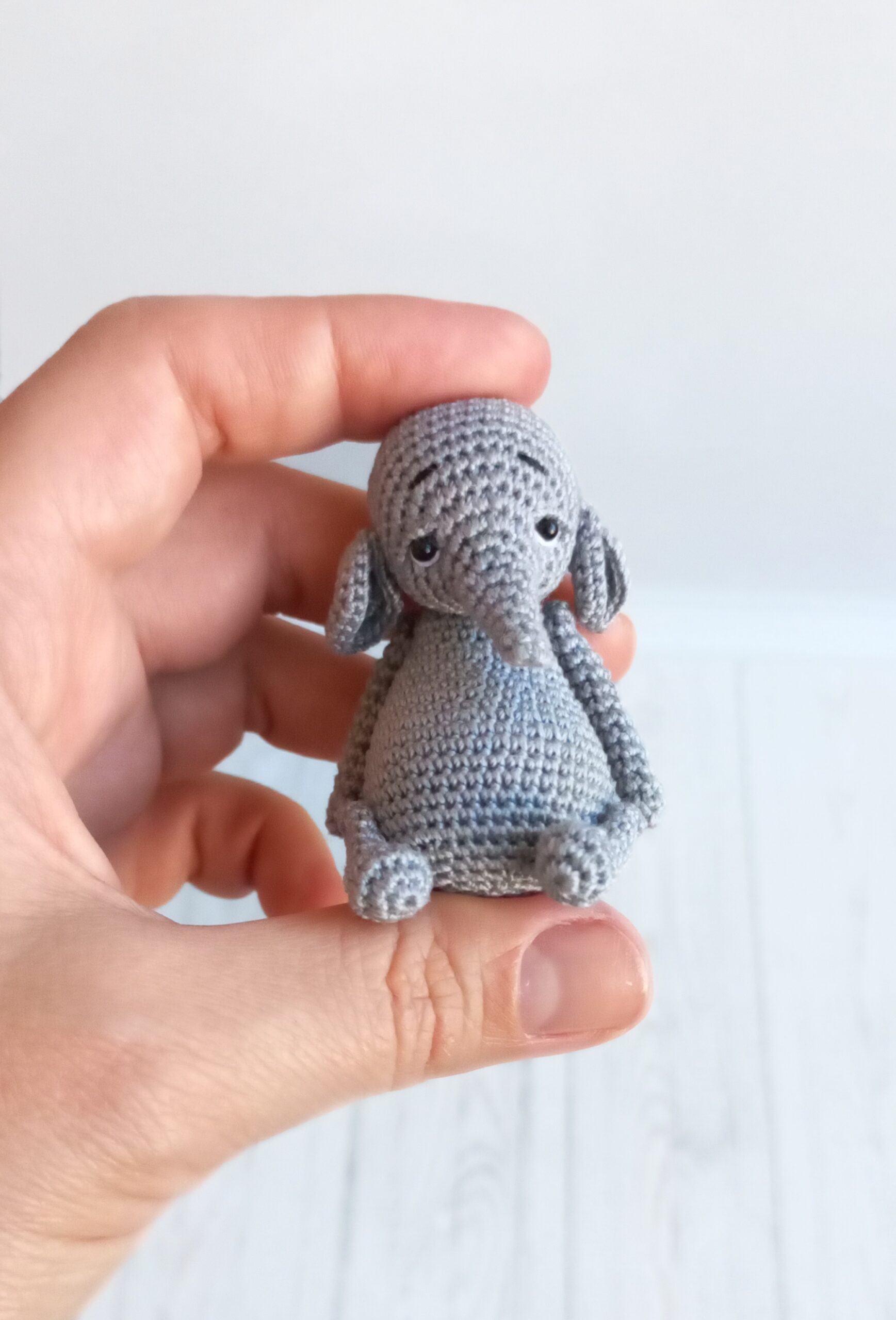 Crochet pattern elephant cute new 1 baby toy amigurumi