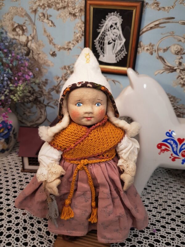 Collectible author's doll Lara from the Netherlands
