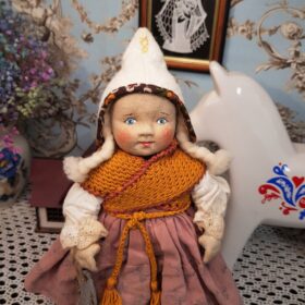 Collectible author's doll Lara from the Netherlands