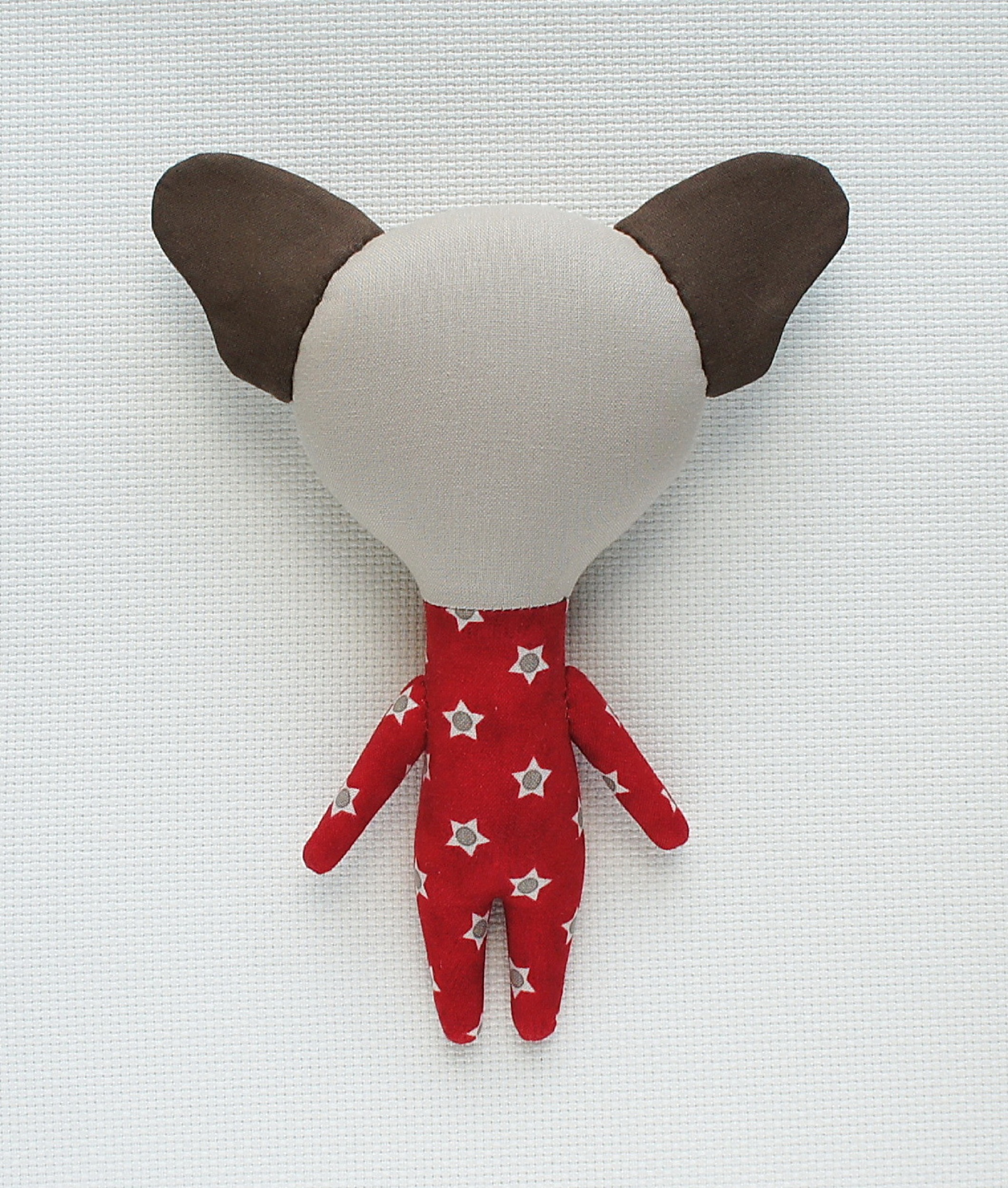 Pocket Softie French Bulldog Frenchie PDF Soft Toy Plush Sewing Pattern  (Instant Download) 