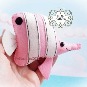 Felt fish pattern