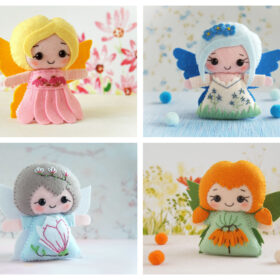 Felt fairy doll