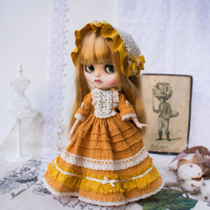 Dress in victorian style