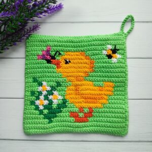 Potholder Easter