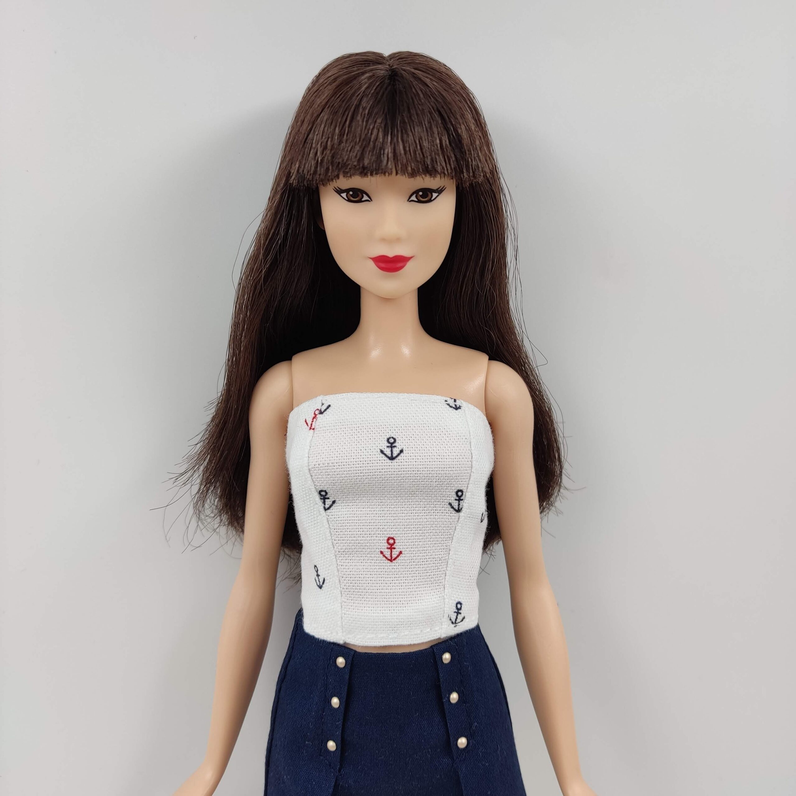 Barbie White Top 