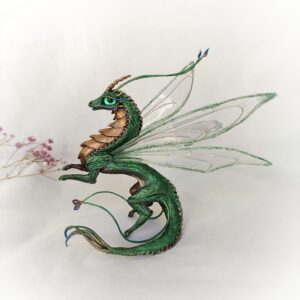 Fantasy green dragon
