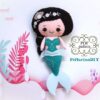 Mermaid felt pattern
