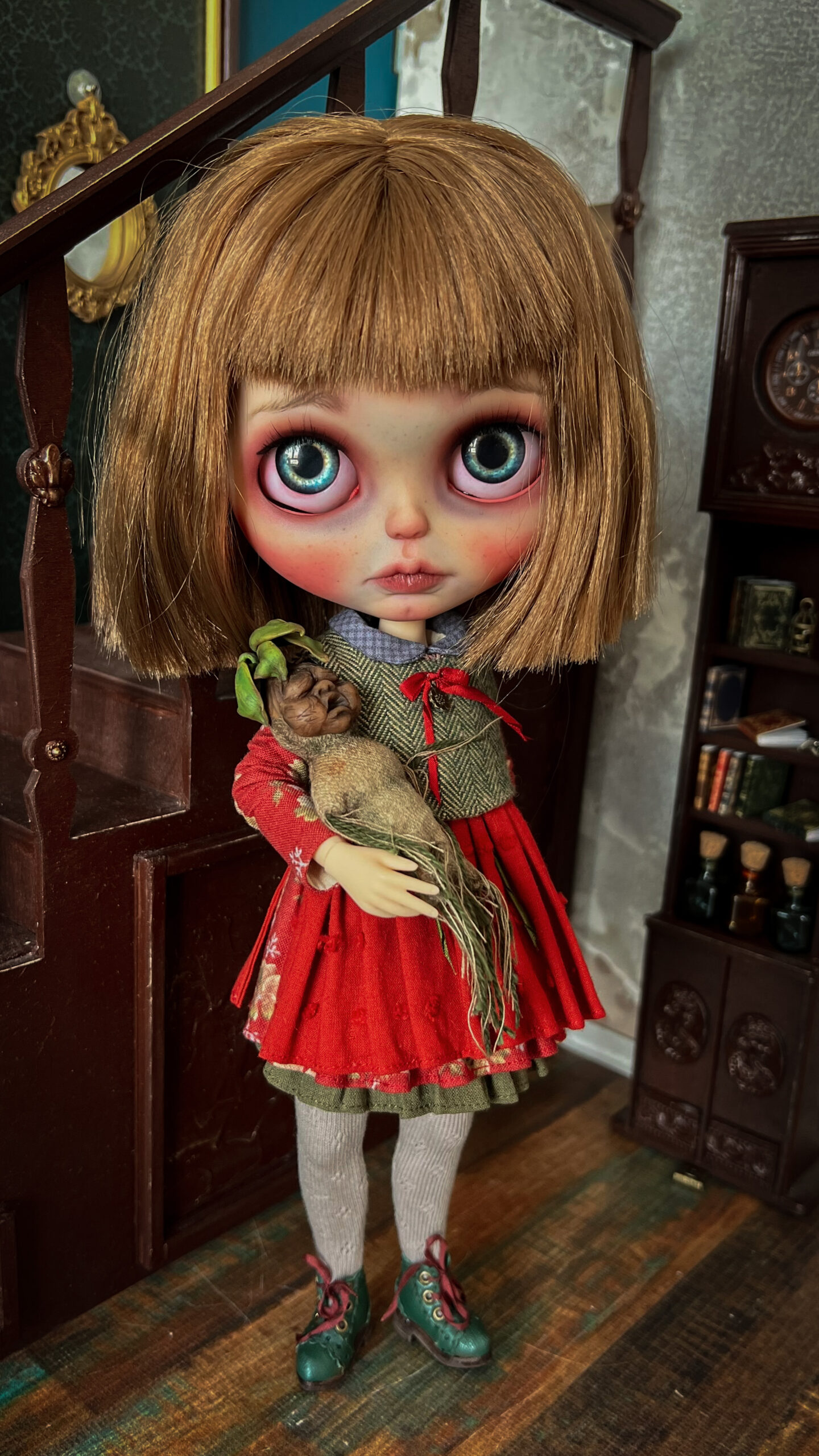 Muñeca blythe Miercoles Adams - Artesanum