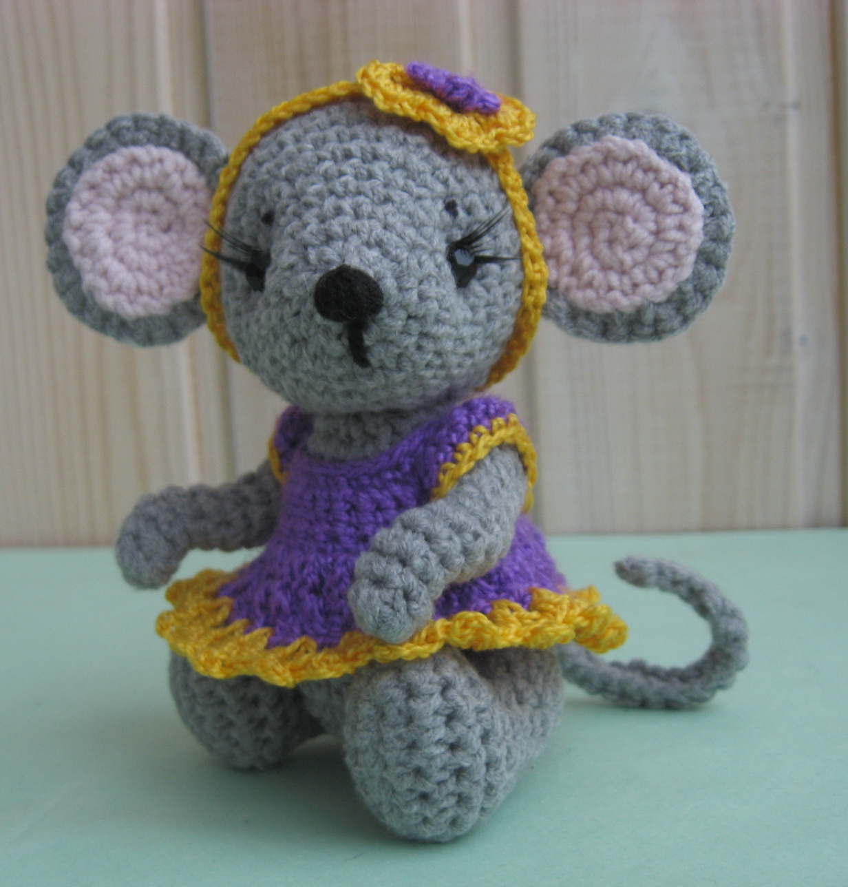 ENGLISH/ESPAÑOL Amigurumi Crochet Pattern Mouse Pdf 