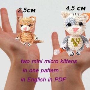 mini cat crochet pattern