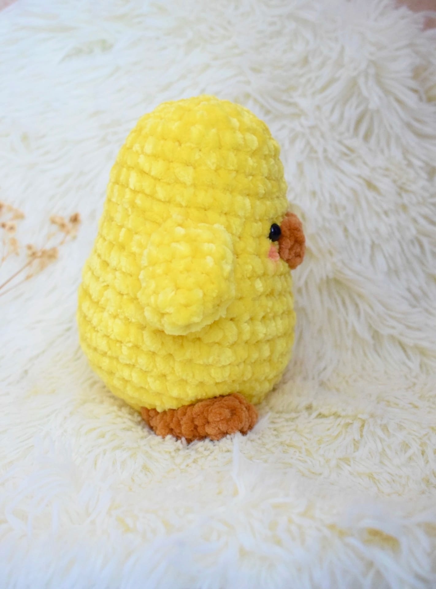 Crochet Duck Amigurumi Cute Chunky Plush Stuffed Animal Kawaii