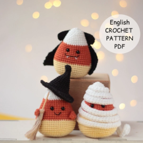 crochet candycorn pattern