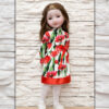 Ruby Red 37 cm knitted dress pattern