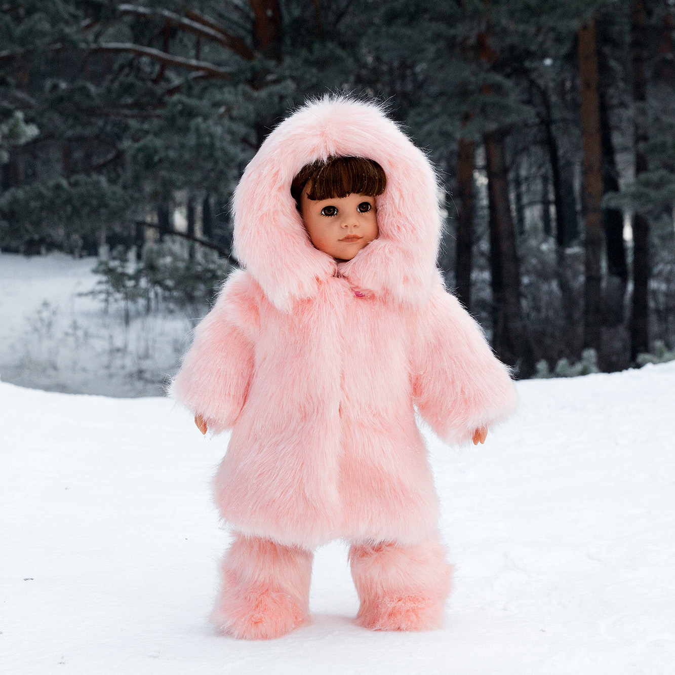 Gotz 50cm classic + articulated body fur coat pattern PDF 2 Gotz 50cm classic + articulated body fur coat pattern