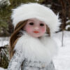 Ruby Red 37 cm coat pattern The Snow Queen