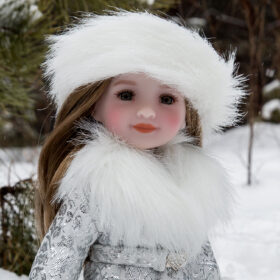 Ruby Red 37 cm coat pattern The Snow Queen