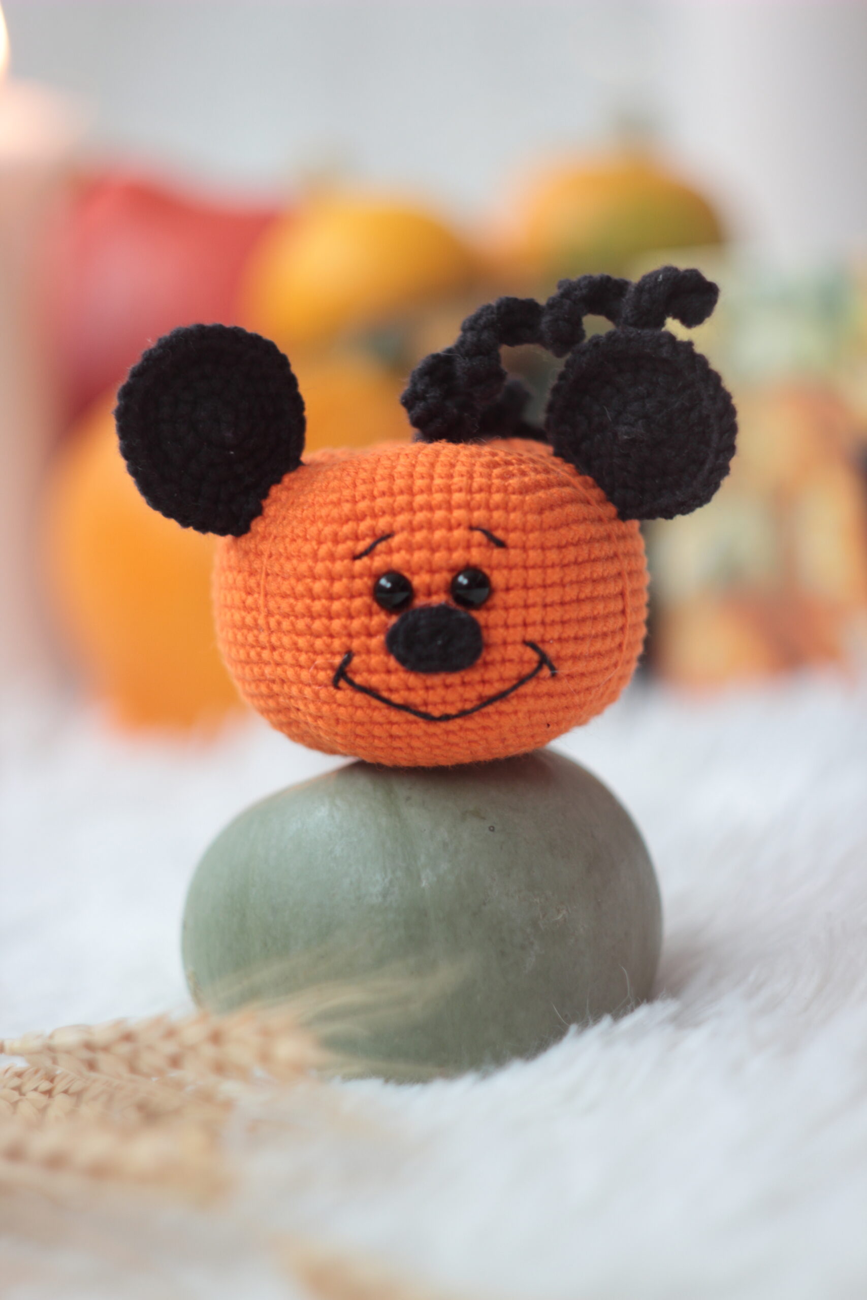 Crochet Halloween Pumpkin Mouse amigurumi pattern, Easy crochet 1 11109 scaled