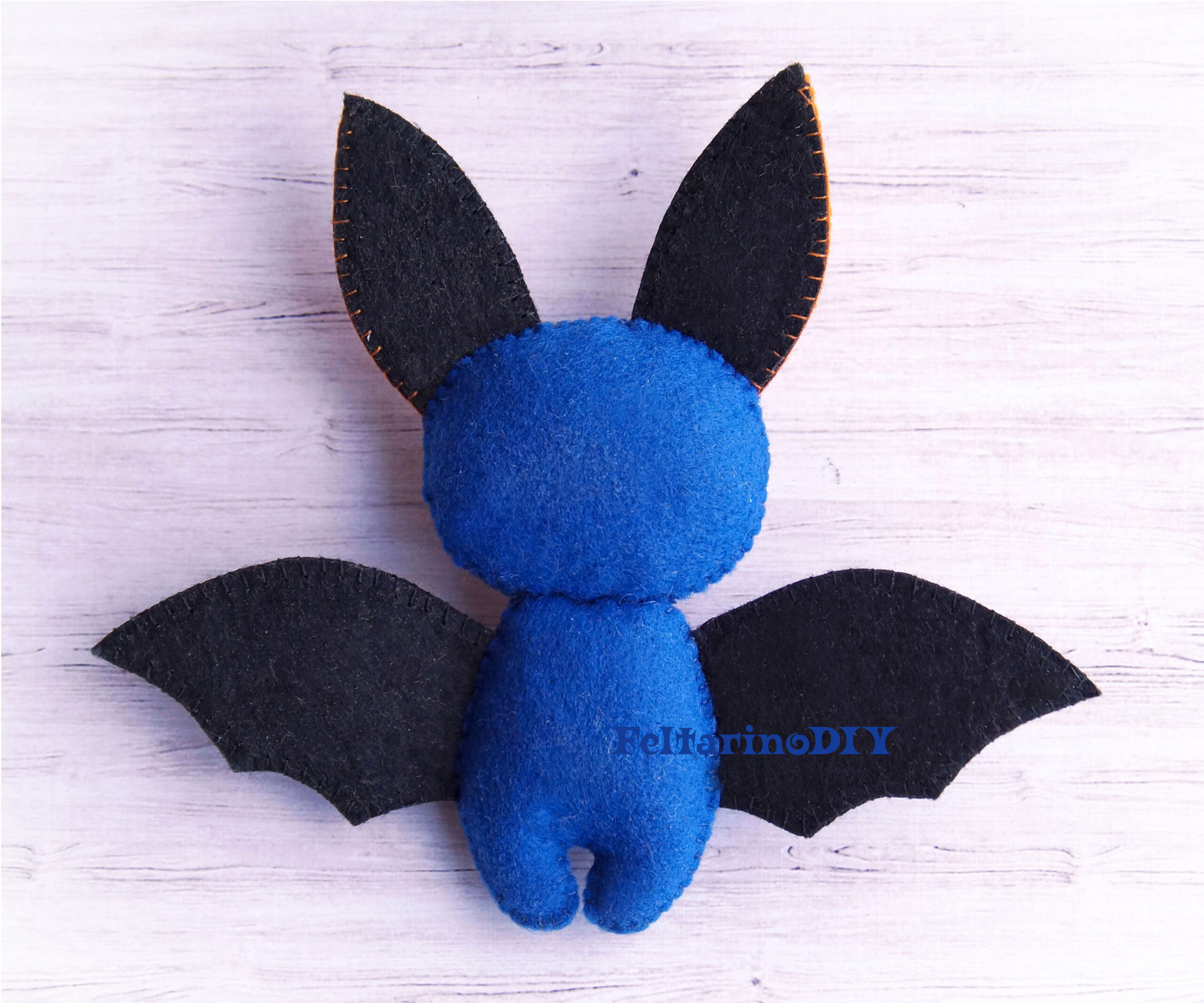 Halloween ornaments patterns, Felt Halloween gift bat pattern 4 BB12 scaled