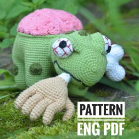 Zombie turtle Crochet pattern