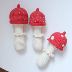 Fly agaric crochet pattern