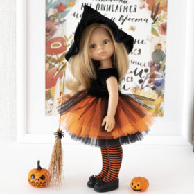 Halloween outfit for doll Paola Reina