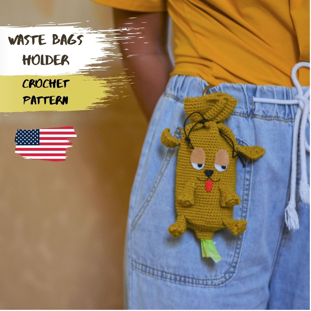 Crochet poop sales bag holder pattern