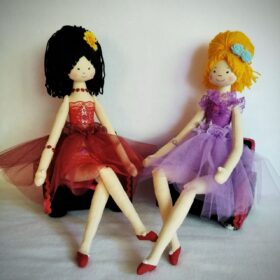 Doll Handmade Interior Game Textile 50 cm