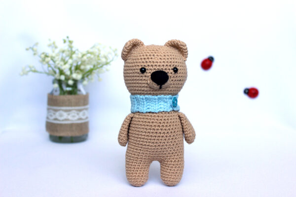 Beige bear toy for kids