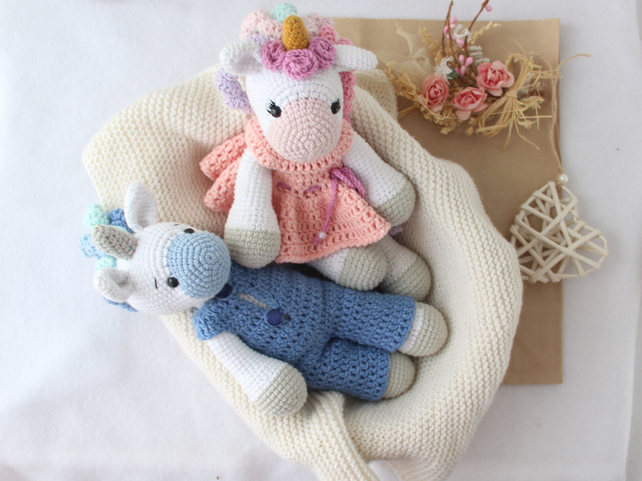 Amigurumi PATTERN stuffed Unicorn crochet animals for baby girl 6 Amigurumi PATTERN stuffed Unicorn crochet animals for baby girl