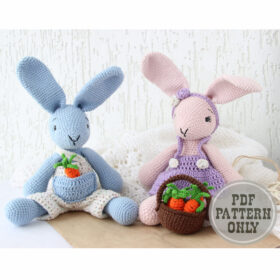 Easter amigurumi PATTERNS Bunny stuffed animal amigurumi rabbit pattern
