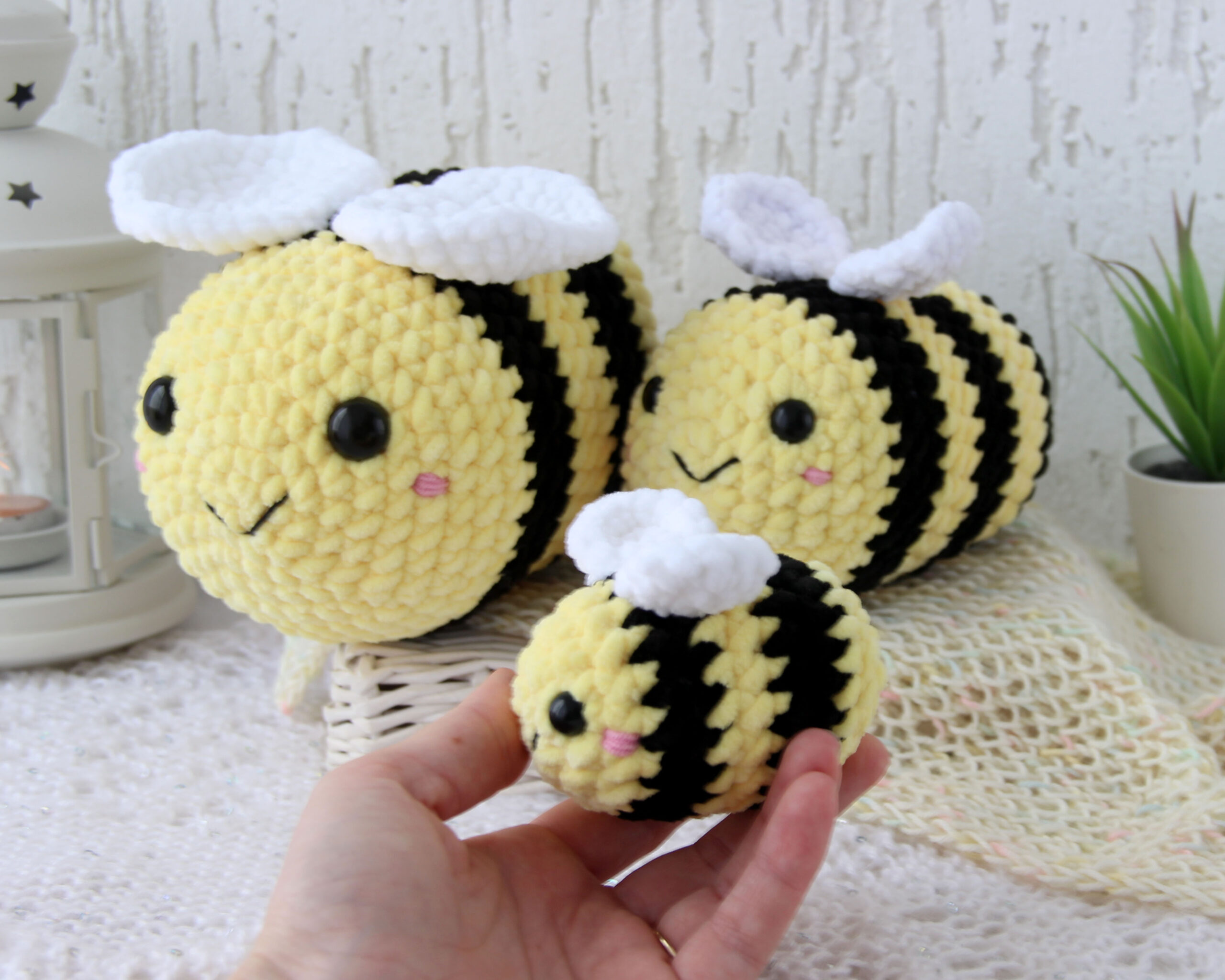 Bee crochet kit Beginner crochet patterns amigurumi bee Kits de amigurumi  de peluche para principiantes con hilo crochet DIY -  España