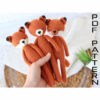 Amigurumi PATTERN Fox nursery decor boy