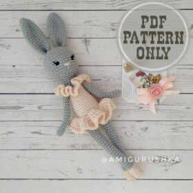 Amigurumi PATTERN bunny toy for Scandinavian nursery