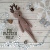 Deer Amigurumi PATTERN crochet animals nordic Reindeer