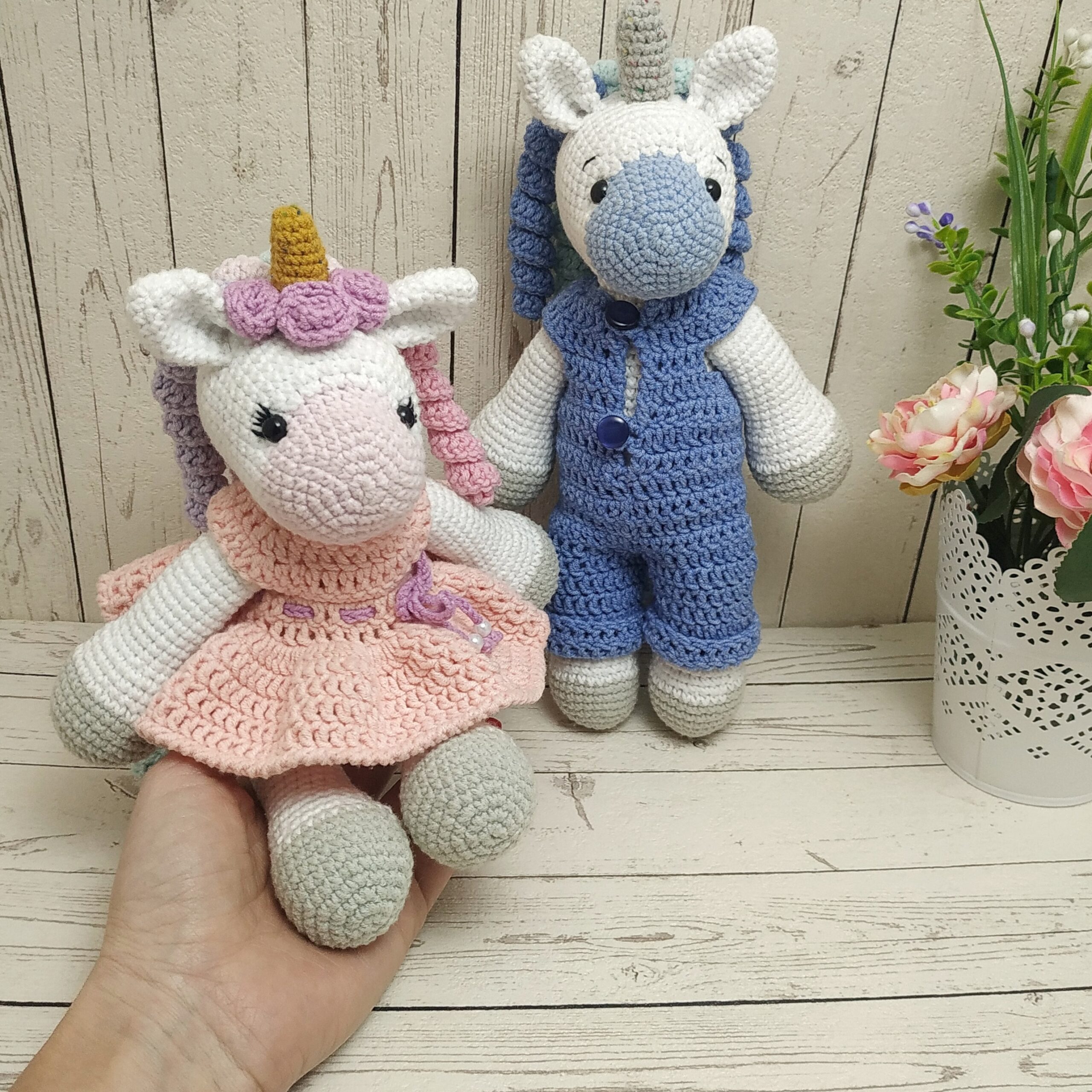 Amigurumi PATTERN stuffed Unicorn crochet animals for baby girl 1 Amigurumi PATTERN stuffed Unicorn crochet animals for baby girl