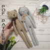 2in1 Amigurumi PATTERN teddy Bear pattern and amigurumi bunny