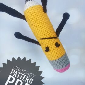 Pencil crochet toy IDFB Battle for BFDI