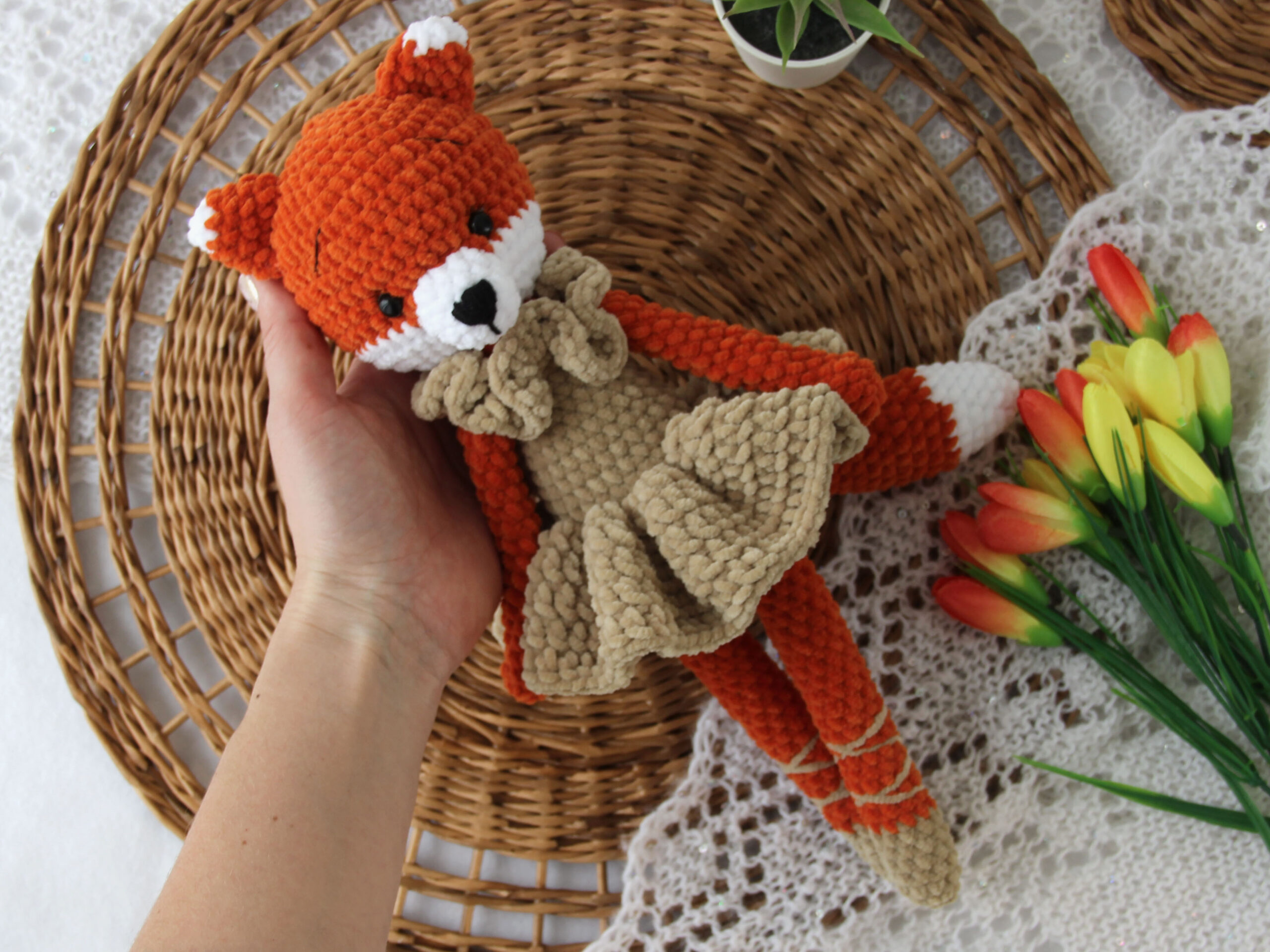 Amigurumi PATTERNS fox gifts stuffed animal toy - DailyDoll Shop